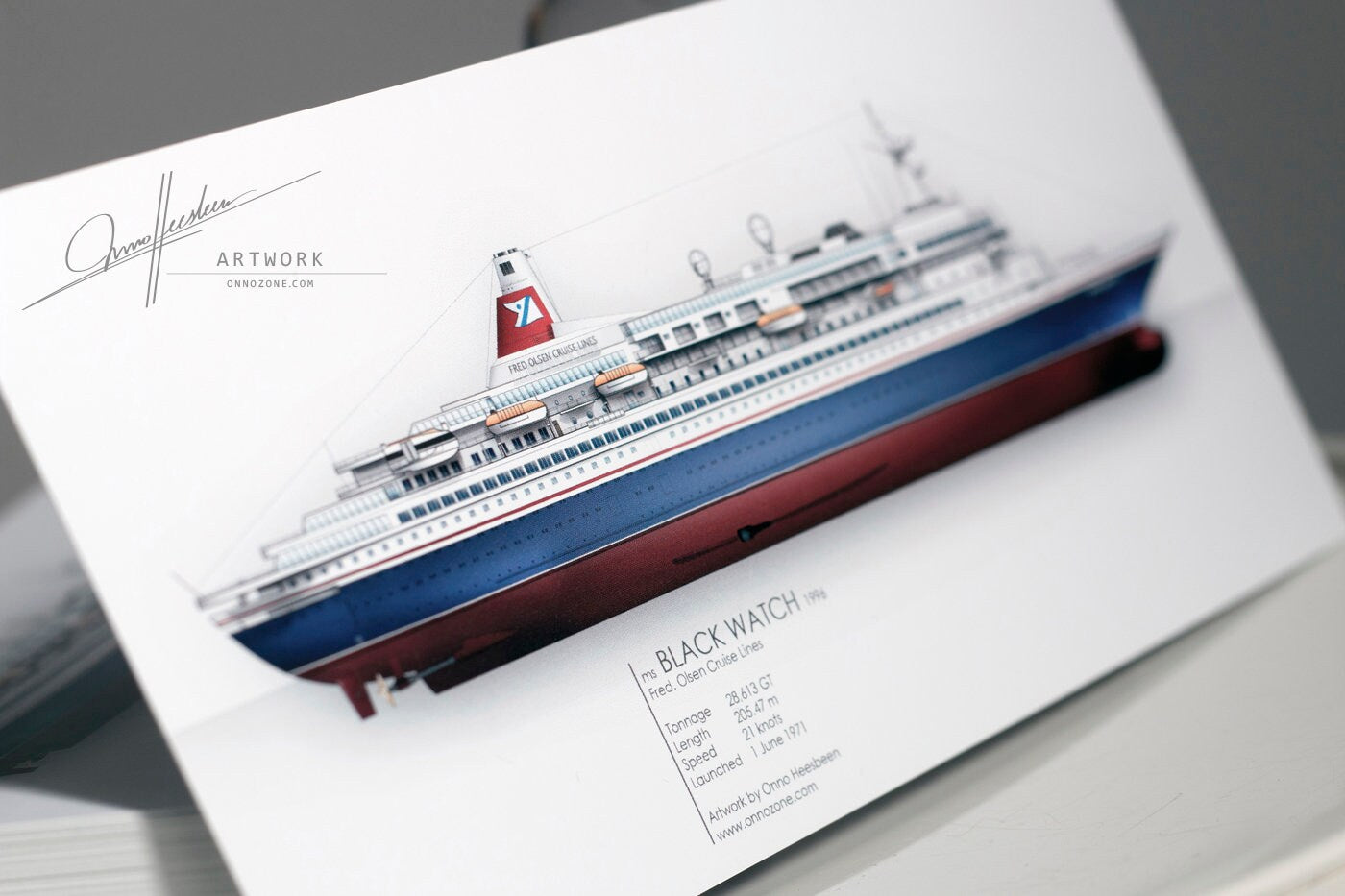 ms Black Watch 1996 | 21x10 cm | Limited Edition