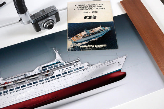 MS Pacific Princess 1975 | “The Love Boat” TV show | former Sea Venture | 1m long