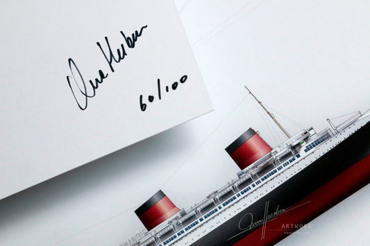 SS Normandie 1935 | 21x10 cm | Limited Edition