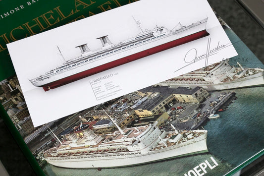 SS Raffaello 1965 | 21x10 cm | Limited Edition