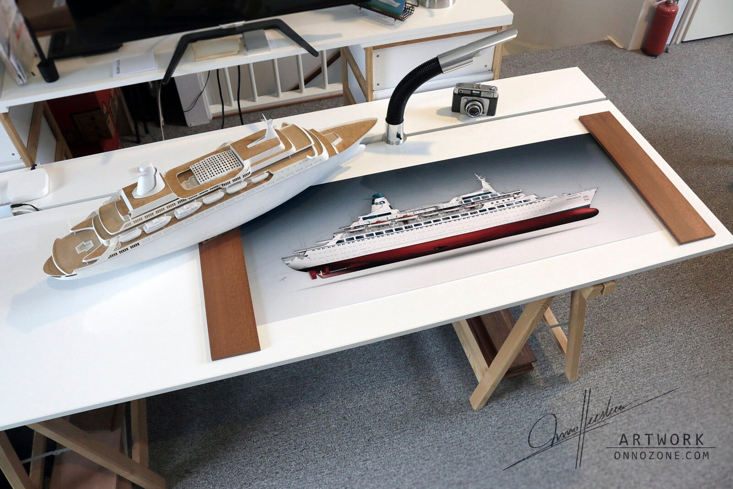 MS Pacific Princess 1975 | “The Love Boat” TV show | former Sea Venture | 1m long
