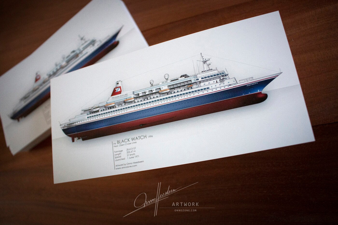 ms Black Watch 1996 | 21x10 cm | Limited Edition