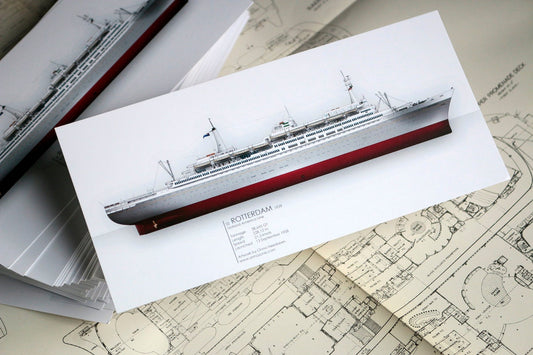 SS Rotterdam 1959 | 21x10 cm | Limited Edition