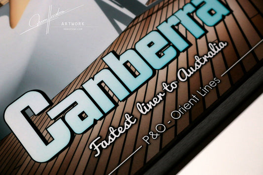 Canberra travel poster #1 | A4 | A3 | Giclée 260gsm