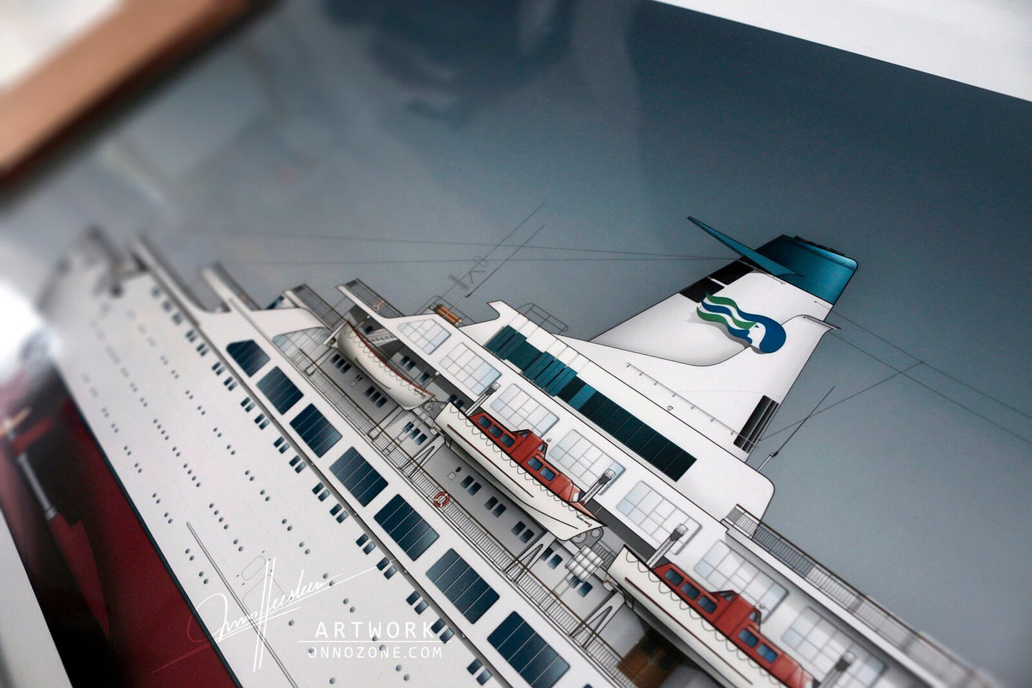 MS Pacific Princess 1975 | “The Love Boat” TV show | former Sea Venture | 1m long
