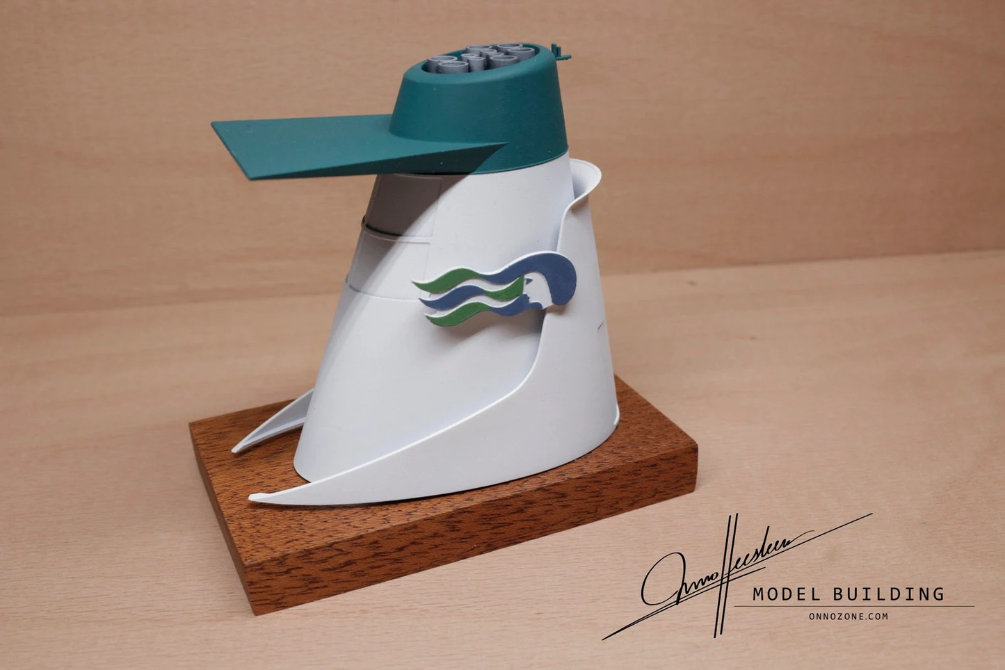 Pacific Princess in Princess Cruises livery | 1:200 funnel model | Handmade to order