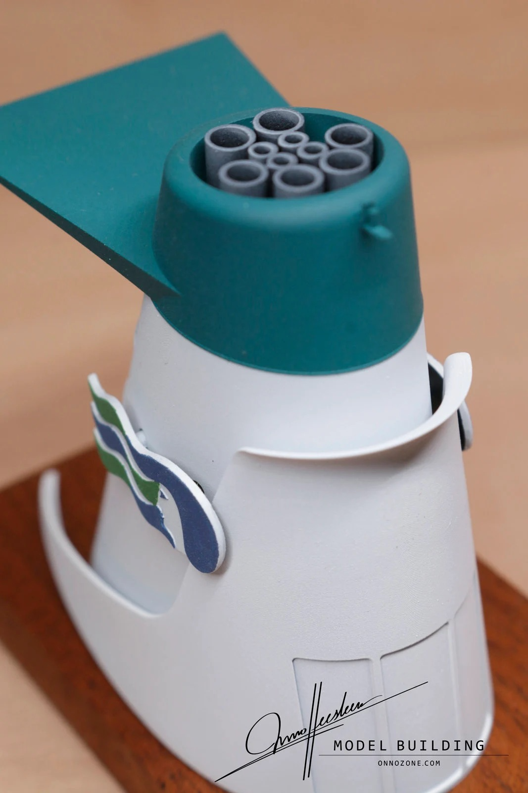 Pacific Princess in Princess Cruises livery | 1:200 funnel model | Handmade to order