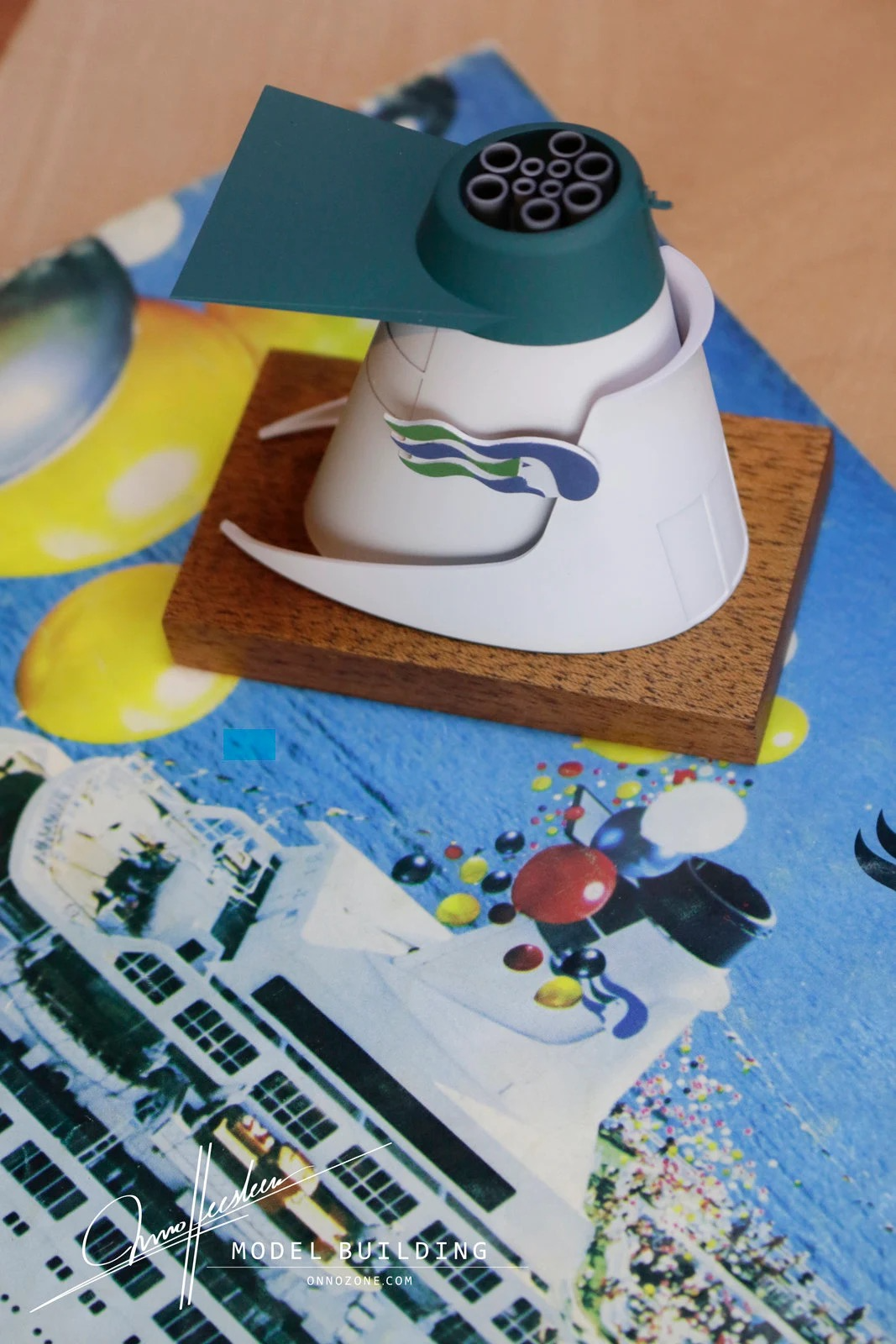 Pacific Princess in Princess Cruises livery | 1:200 funnel model | Handmade to order