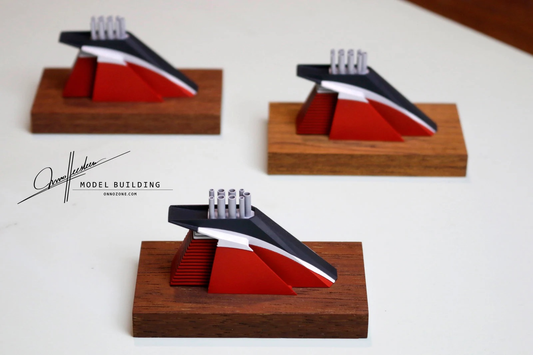 MV Renaissance souvenir | 1:400 funnel model | Handmade to order