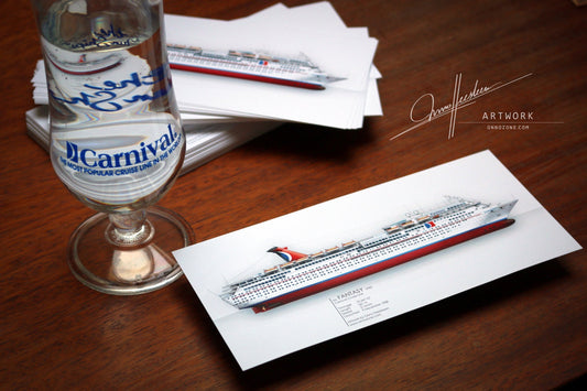 ms Fantasy 1990 historical illustration | 21x10 cm | Limited Edition