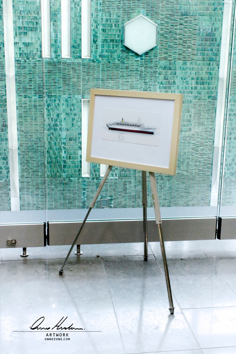 SS Eugenio C. 1966 | 21x10 cm | Costa Cruises | The Big Red Boat II | Limited Edition