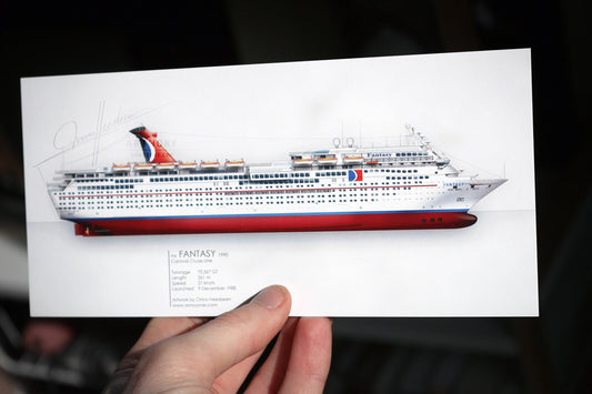 ms Fantasy 1990 historical illustration | 21x10 cm | Limited Edition