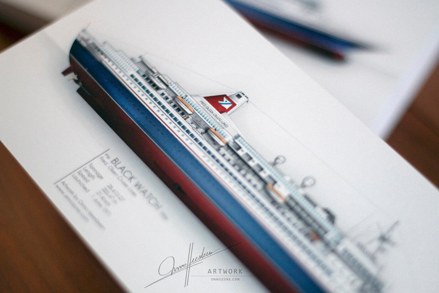 ms Black Watch 1996 | 21x10 cm | Limited Edition