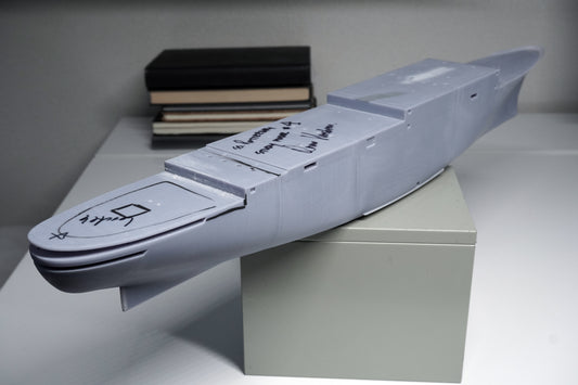 SS Rotterdam Study Hull #4 | Collectible Art Piece