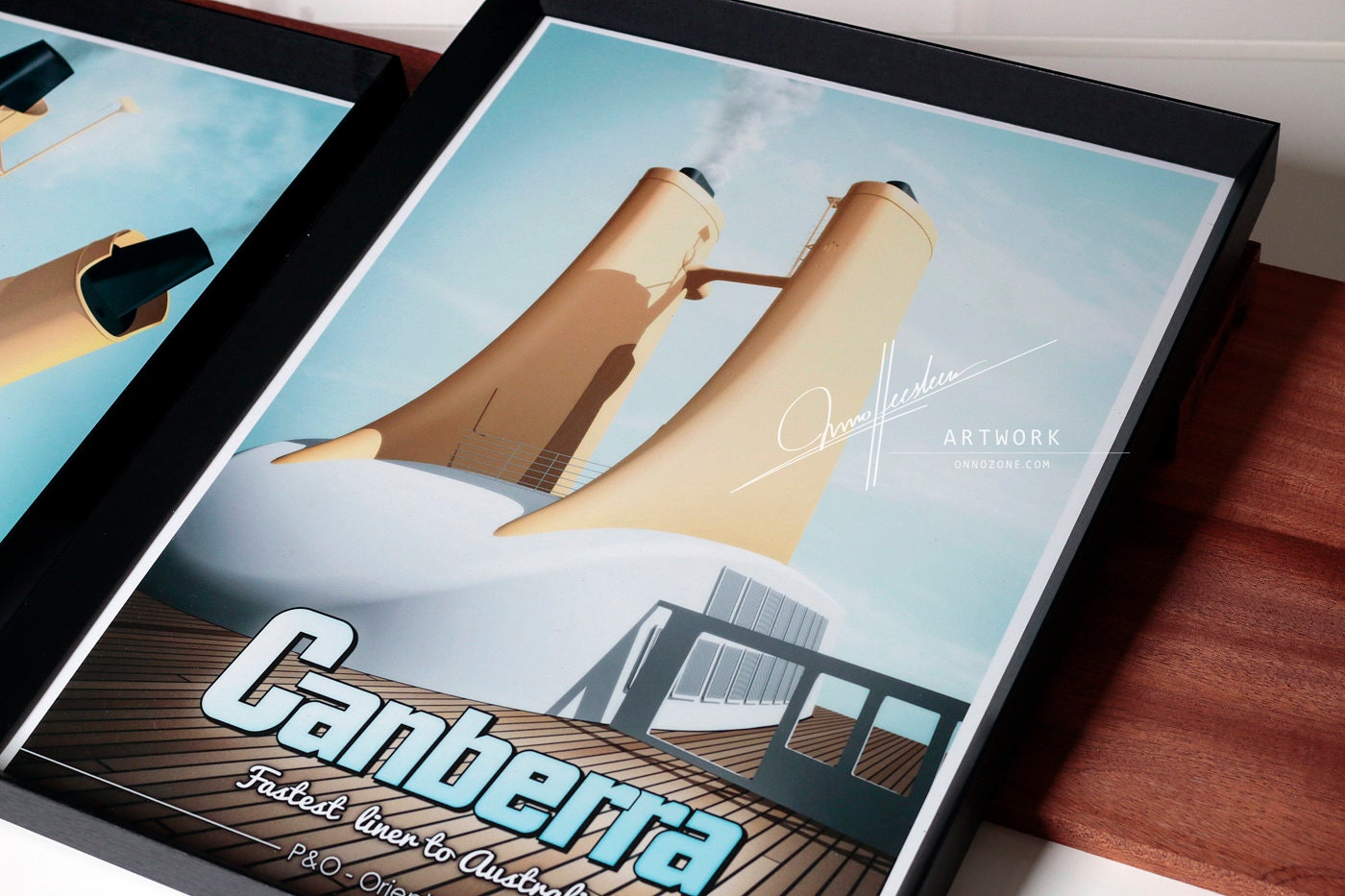 Canberra travel poster #1 | A4 | A3 | Giclée 260gsm