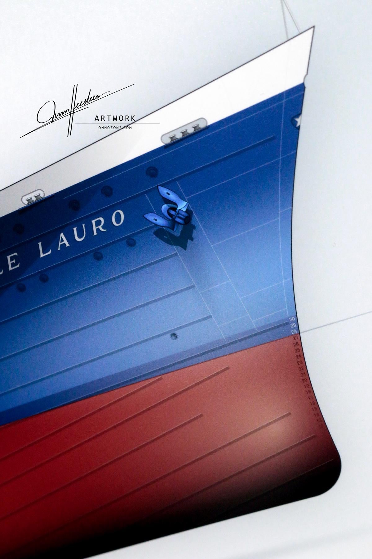 MS Achille Lauro 1965 | Museum quality Giclée print | 1m long