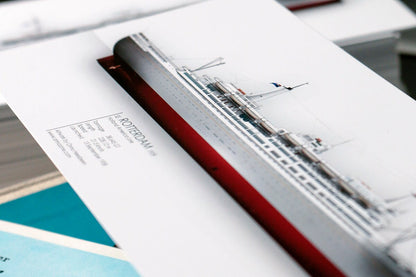 SS Rotterdam 1959 | 21x10 cm | Limited Edition