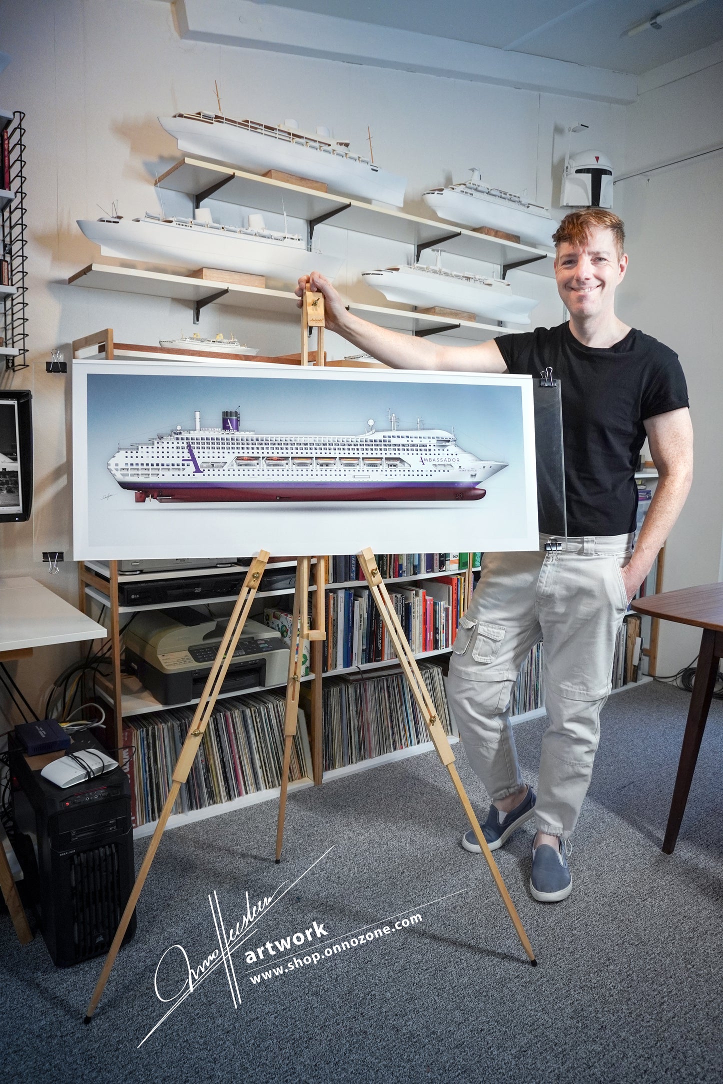 MS Ambience | Museum quality Giclée print | 1m long