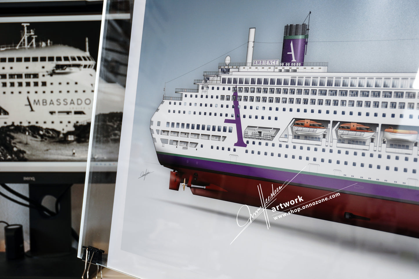 MS Ambience | Museum quality Giclée print | 1m long