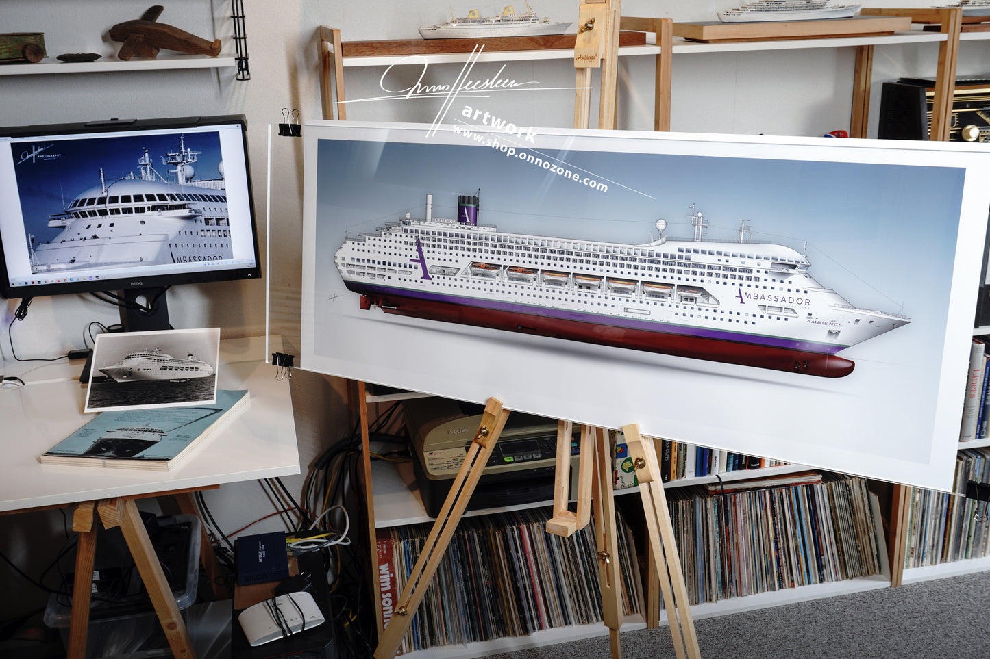 MS Ambience | Museum quality Giclée print | 1m long