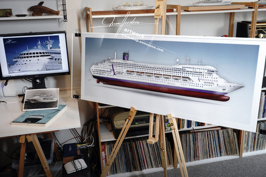 MS Ambience | Museum quality Giclée print | 1m long