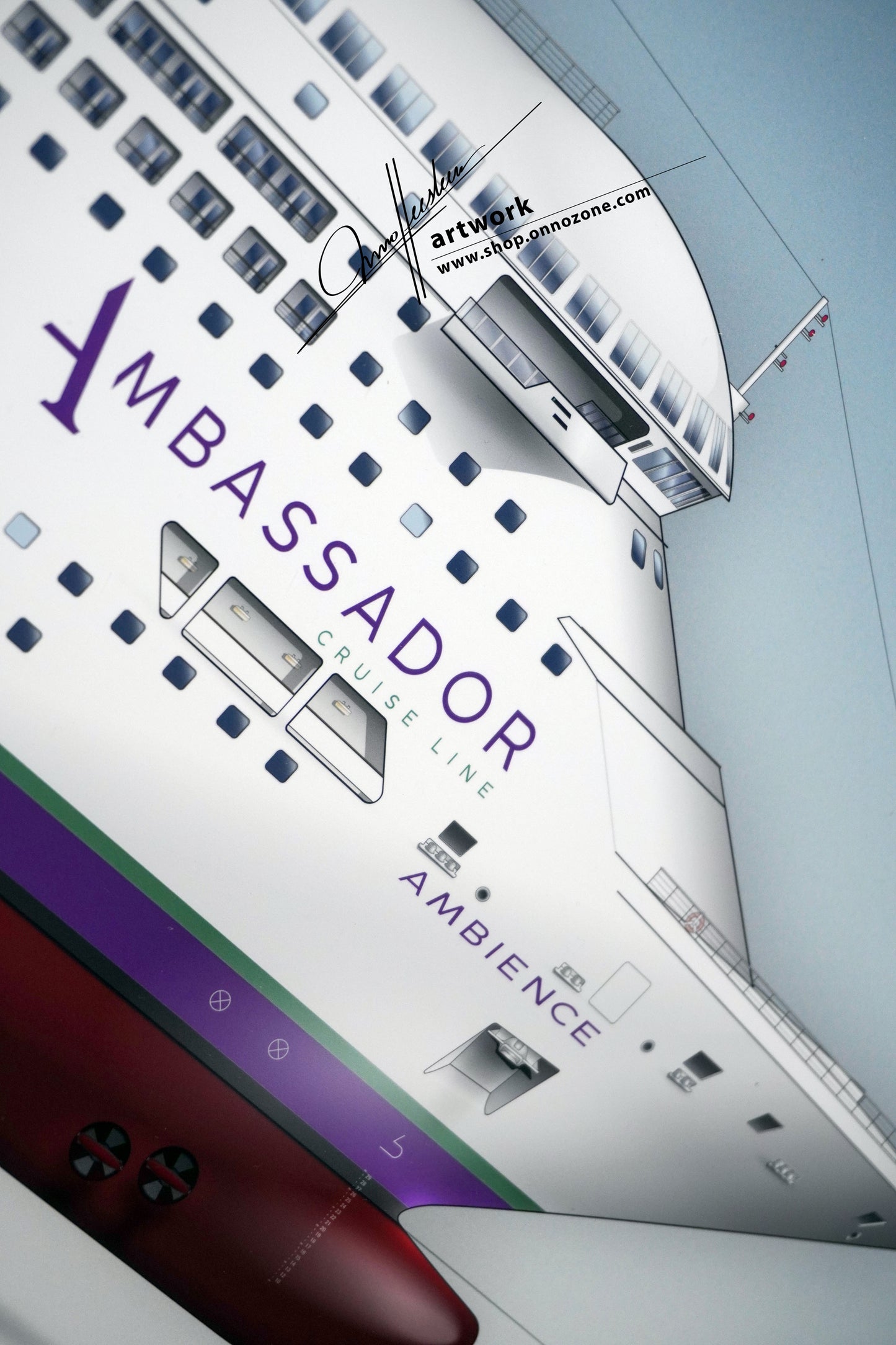 MS Ambience | Museum quality Giclée print | 1m long