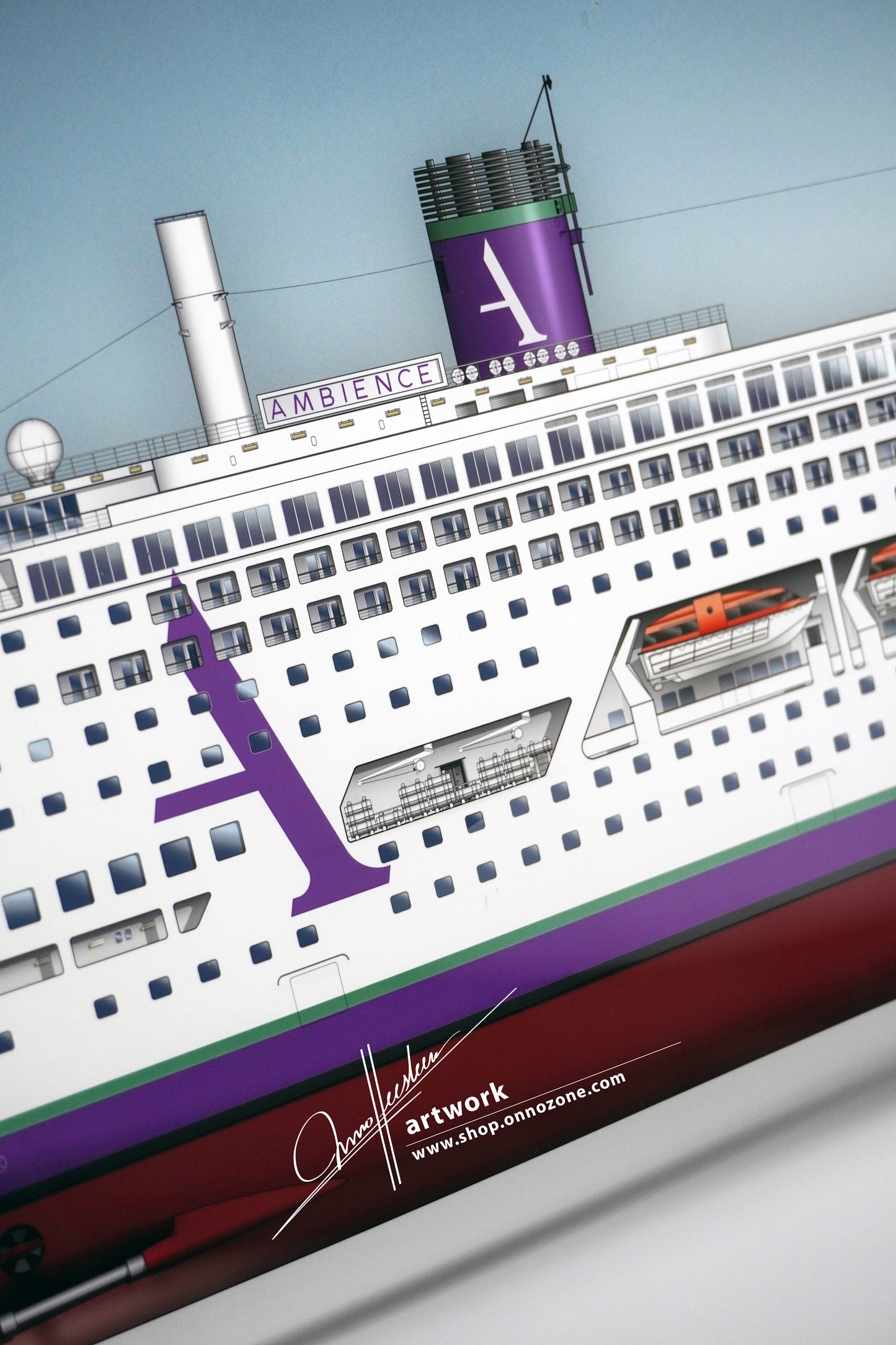 MS Ambience | Museum quality Giclée print | 1m long