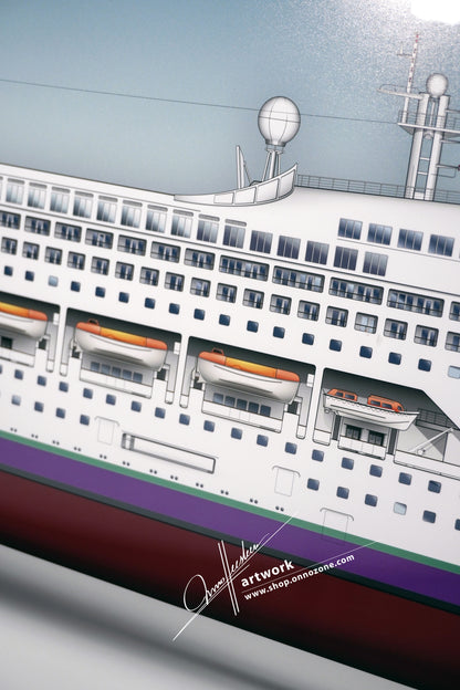 MS Ambience | Museum quality Giclée print | 1m long