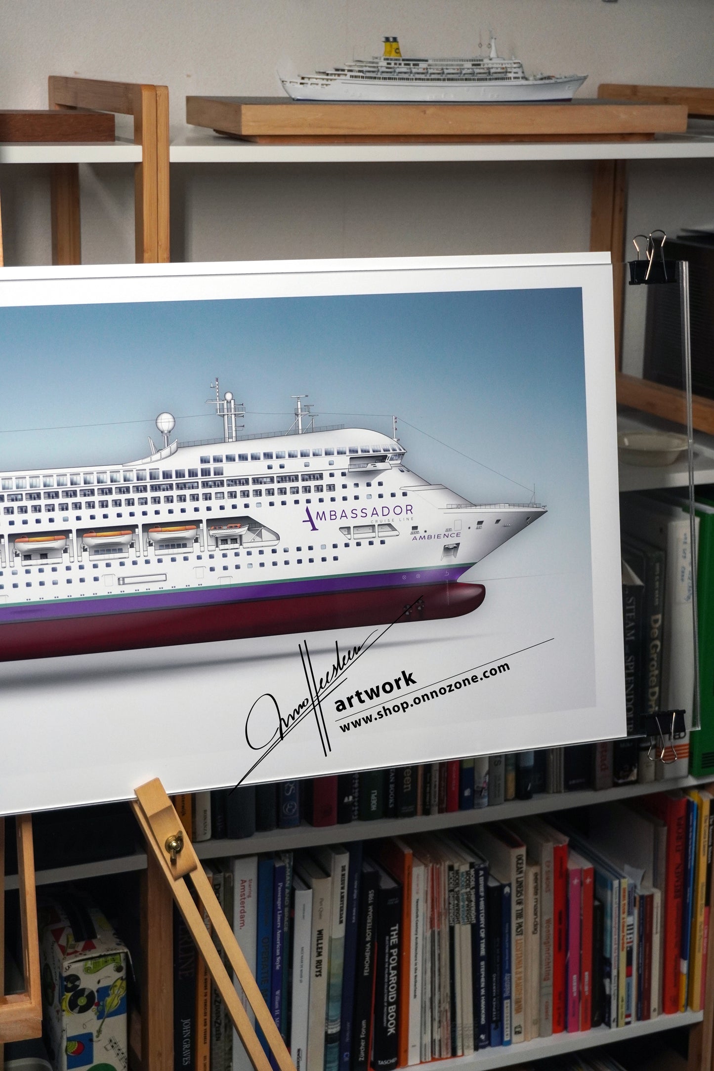 MS Ambience | Museum quality Giclée print | 1m long