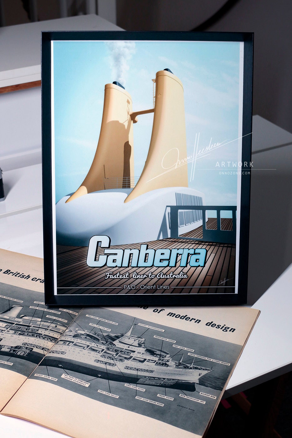 Canberra travel poster #1 | A4 | A3 | Giclée 260gsm